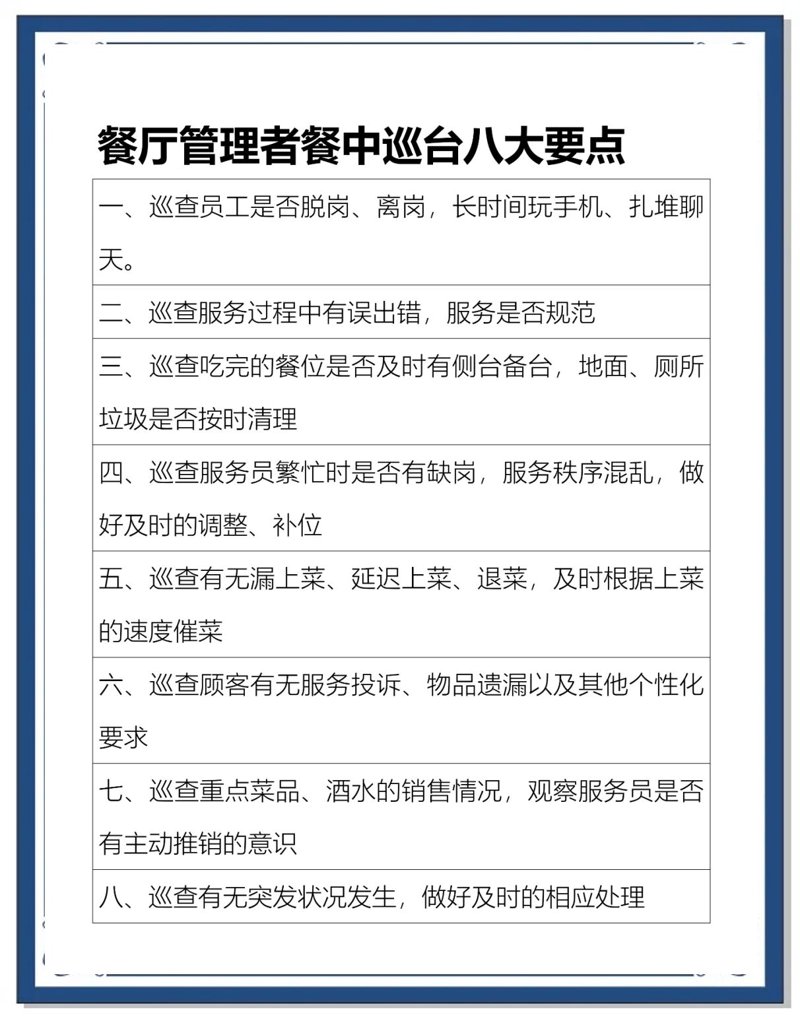餐厅管理